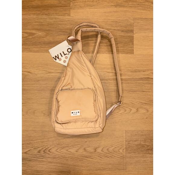 Wilo the Label active sling bag beige/light brown NWT - Picture 1 of 3